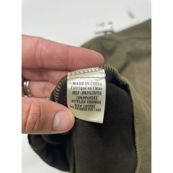 NWT VERY J Suede Scalloped Buttoned Mini Skirt L - Picture 5 of 7